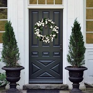 Dogwood Faux Floral Wreath